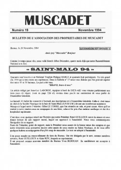 Bulletin N°19